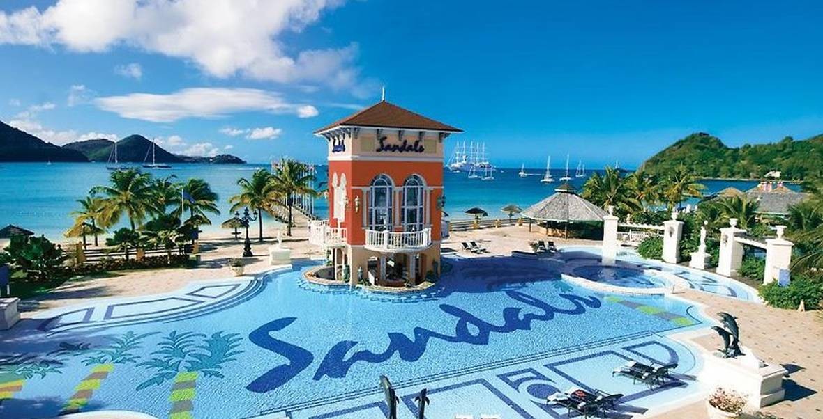 Honeymoon im Hotel Sandals Grande St. Lucian Beach Resort | Flitterwochen-Ziele.de